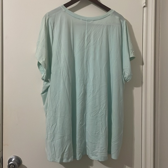 Athleta Stratus II Light Green Short Sleeve Tee Size 3X - Picture 8 of 12